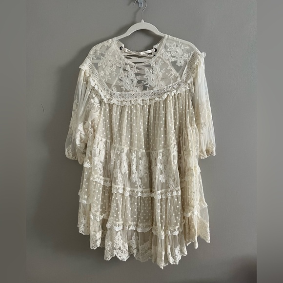 Spell & The Gypsy Collective: Dawn Lace Mini Playdress Size M - Picture 2 of 10